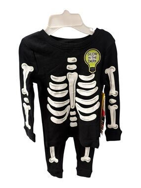 Komar Kids 24M Skeleton Halloween Pajama Set